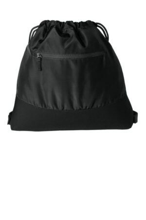 DEEP BLACK BG619 port authority agility mesh pocket cinch