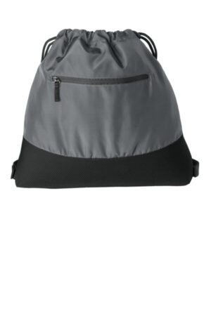 IRON GREY BG619 port authority agility mesh pocket cinch