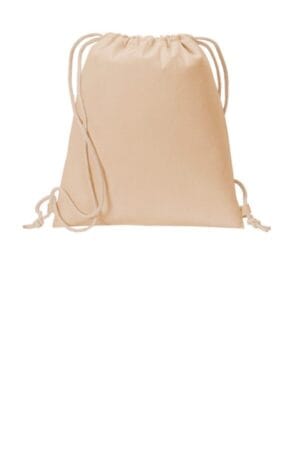 NATURAL BG620 port authority cotton cinch pack