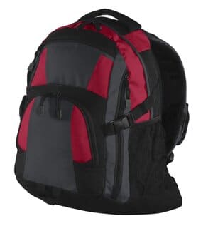 RED/ MAGNET/ BLACK BG77 port authority urban backpack