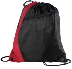 RED/ BLACK BG80 port authority-colorblock cinch pack