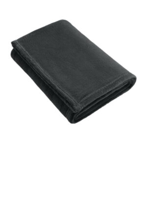 GRAPHITE BP31 port authority ultra plush blanket