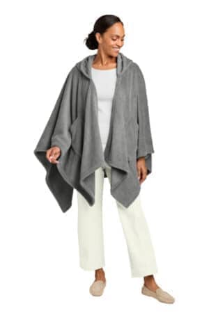 FROST GREY BP44 port authority dream plush open hoodie