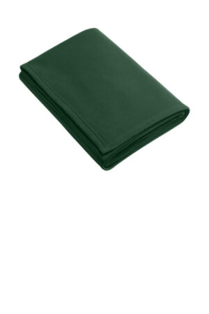 FOREST GREEN BP60 port authority core fleece blanket