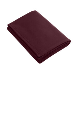 MAROON BP60 port authority core fleece blanket