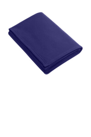 PURPLE BP60 port authority core fleece blanket