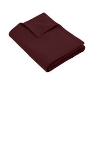 MAROON BP78 port & co core fleece sweatshirt blanket