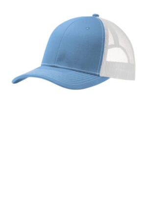 CAROLINA BLUE/ WHITE C112 port authority snapback trucker cap