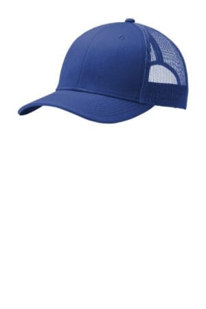 PATRIOT BLUE C112 port authority snapback trucker cap