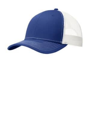 PATRIOT BLUE/ WHITE PATRIOT BLUE/ WHITE C402 port authority snapback trucker cap