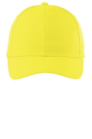 SAFETY YELLOW C806 port authority solid enhanced visibility cap