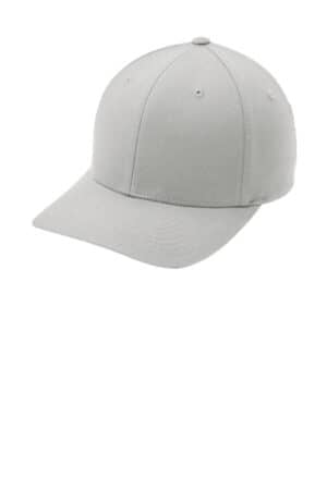 GUSTY GREY GUSTY GREY C813 port authority flexfit cotton twill cap