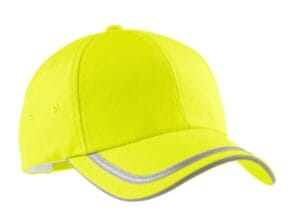 SAFETY  YELLOW C836 port authority enhanced visibility cap