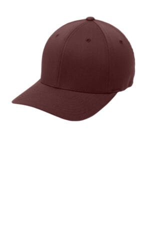 MAROON C865 port authority flexfit cap