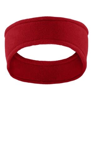 RED C910 port authority r-tek stretch fleece headband