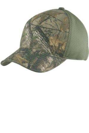 REALTREE XTRA/ GREEN C912 port authority camouflage cap with air mesh back