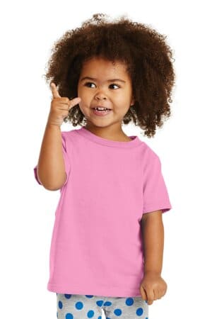 CANDY PINK CAR54T port & company toddler core cotton tee