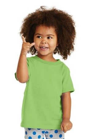 LIME CAR54T port & company toddler core cotton tee