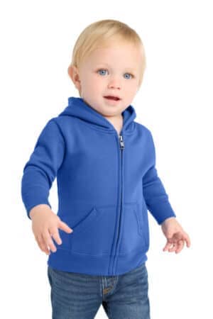 ROYAL ROYAL CAR78IZH port & co infant core fleece full-zip hooded sweatshirt