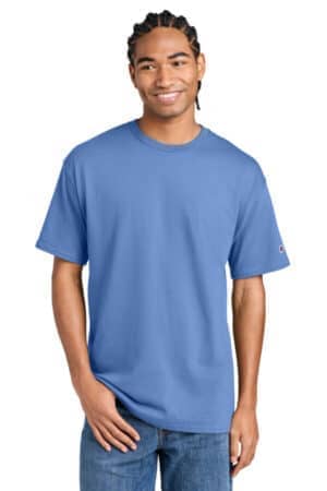 LIGHT BLUE CH1000 champion jersey short sleeve tee