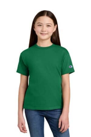 KELLY GREEN KELLY GREEN CH1081 champion youth jersey short sleeve tee