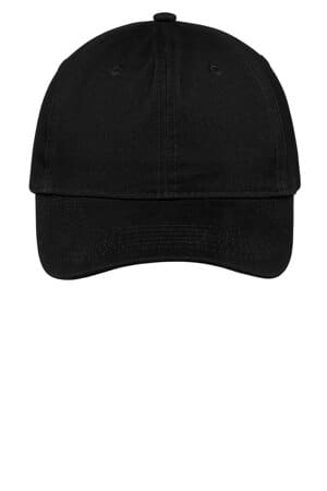 BLACK CP77 port & company brushed twill low profile cap