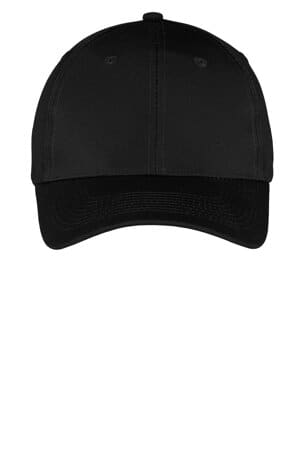 BLACK CP80 port & company six-panel twill cap