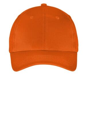 ORANGE CP80 port & company six-panel twill cap