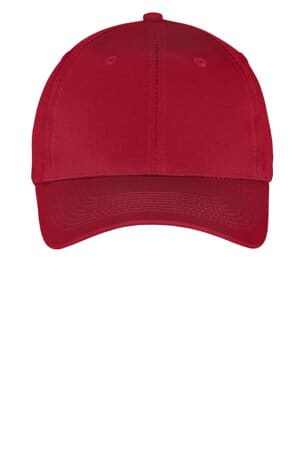 RED CP80 port & company six-panel twill cap