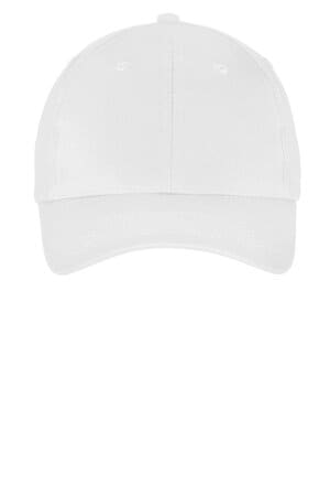 WHITE CP80 port & company six-panel twill cap