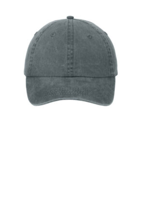 CHARCOAL CP84 port & company pigment-dyed cap