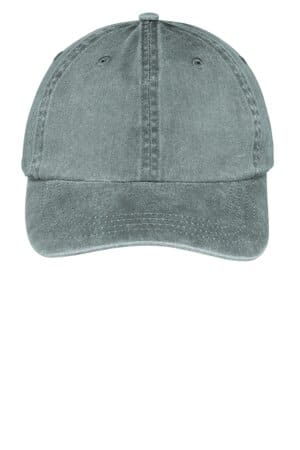 CHARCOAL CP84 port & company pigment-dyed cap