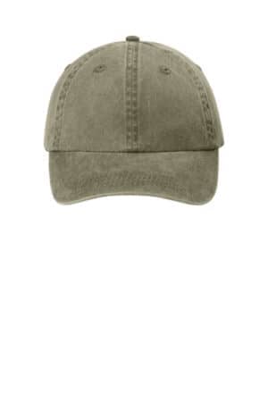KHAKI KHAKI CP84 port authority pigment-dyed cap