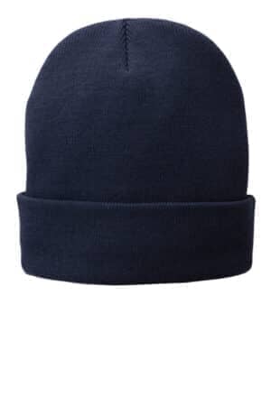 CP90L port authority fleece-lined knit cap