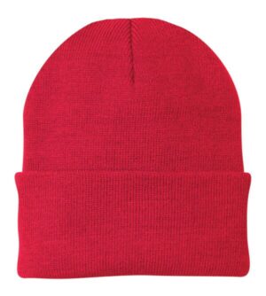 ATHLETIC RED CP90 port & company knit cap
