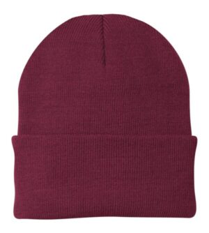 MAROON CP90 port & company knit cap