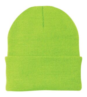 NEON GREEN CP90 port & company knit cap