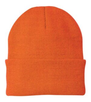 NEON ORANGE CP90 port & company knit cap