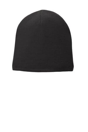BLACK CP91L port & company fleece-lined beanie cap