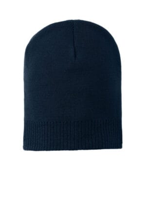 NAVY CP95 port authority 100% cotton beanie