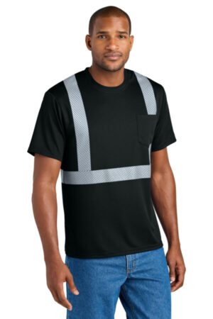 CS206 cornerstone enhanced visibility segmented tape tee