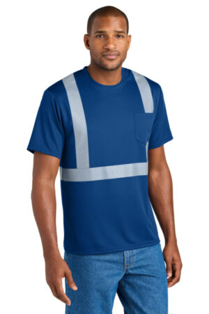 CS206 cornerstone enhanced visibility segmented tape tee