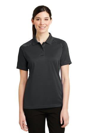 CHARCOAL CS411 cornerstone-ladies select snag-proof tactical polo