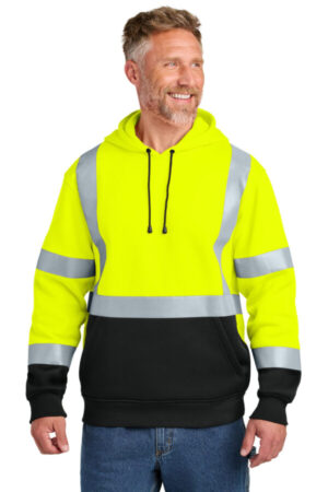 CSF301 cornerstone ansi 107 class 3 heavy-duty fleece pullover hoodie