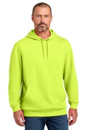 BRIGHT YELLOW BRIGHT YELLOW CSF630 cornerstone tough fleece pullover hoodie