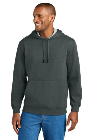 CHARCOAL HEATHER CSF630 cornerstone tough fleece pullover hoodie