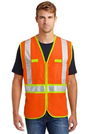 CSV407 cornerstone-ansi 107 class 2 dual-color safety vest
