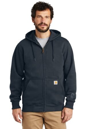 CT100614 carhartt rain defender paxton heavyweight hooded zip-front sweatshirt