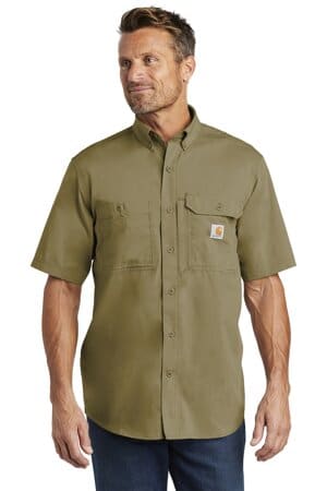 CT102417 carhartt force ridgefield solid short sleeve shirt