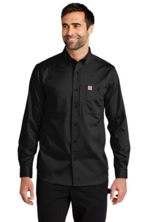 BLACK CT102538 carhartt rugged professional series long sleeve shirt